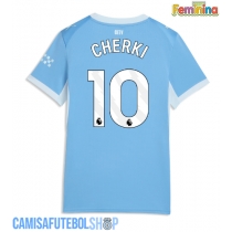Camisa de time de futebol Manchester City Rayan Cherki #10 Replicas 1º Equipamento Feminina 2026-27 Manga Curta
